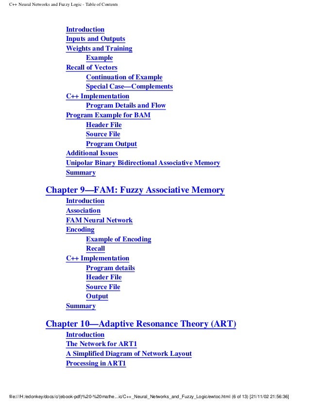 write a program to implement art1 neural network neural network example